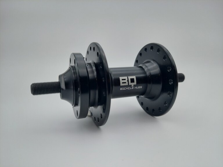 Vorderradnabe / 100 MM / Feste Welle 140 MM / Disc (6 Schrauben) / 36GTS / BQ / BQ-FH30519 / Schwarz / E-Bike