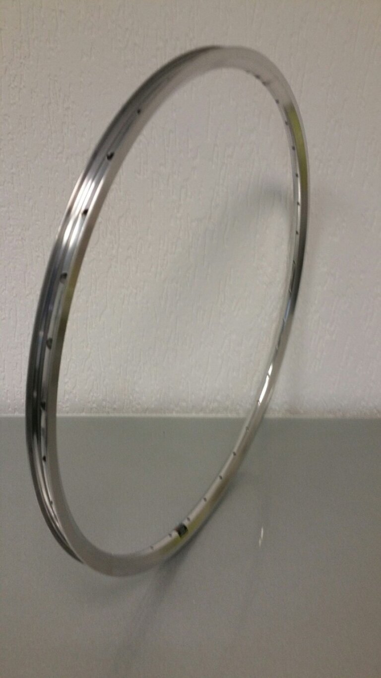 Rim / 622X19C / 36GTS / Double-walled / No eyelets / Rigida - Ryde / Xstar Hercules / Silver / Brake surface