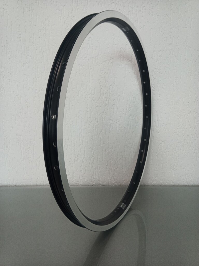 Rim / 507X25C / 36GTS / Double-walled / No eyelets / Rigida - Ryde / Andra 40 / Black / Brake surface