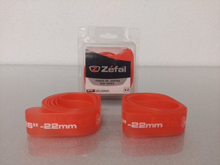 Rim tape / 559-22 MM (26 Inch) / Tube / Zefal / Others / < 120 PSI - 8 Bar / 2 pieces / Red