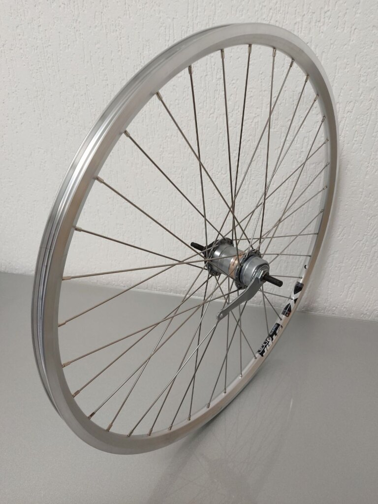 Hinterrad / 622X19C / Rigida - Ryde / Star XS19 / Silber / Shimano / Nexus Inter 3 SG-3C41 / 3S / 120 MM / Rücktrittbremse / City