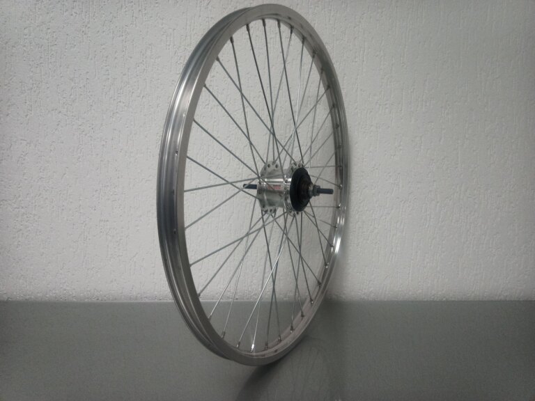 Rear wheel / 590X25C / Rigida - Ryde / HL32 / Silver / Shimano / Nexus Inter 7 SG-C3001-7R / 7S / 130 MM / Rollerbrake / City