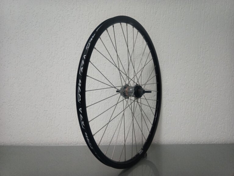 Hinterrad / 622X19C / Rigida - Ryde / Andra 10 / Schwarz / Shimano / Nexus Inter 3 SG-3C41 / 3S / 120 MM / Rücktrittbremse / City