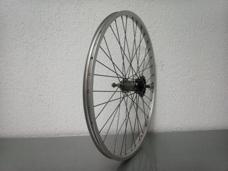 Rear wheel / 489X19C / Rigida - Ryde / RM-19 / Silver / Shimano / CB-E110 / 1S / 116 MM / Coaster brake / Kids