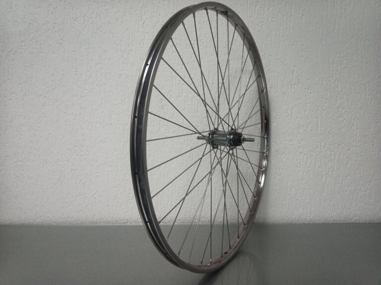 Hinterrad / 635X22C / Van Schothorst / ST32 RVS / Silber / Shimano / CB-E110 /  / 116 MM / Rücktrittbremse / City