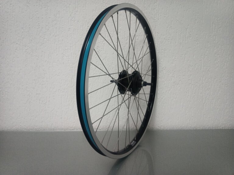 Roue arrière / 559X25C / Rigida - Ryde / Andra 40 / Noir / Shimano / Nexus Inter 7 SG-C3001-7D / 7S / 135 MM / Disc (Centerlock) / Cargo