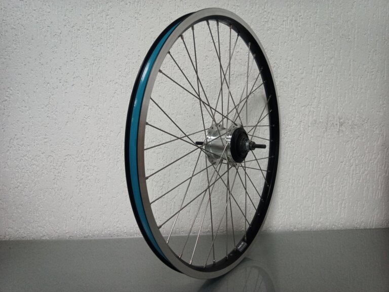 Achterwiel / 559X25C / Rigida - Ryde / Andra 40 / Zwart / Shimano / Nexus Inter 7 SG-C3001-7R / 7S / 127 MM / Rollerbrake of Velgrem / Cargo