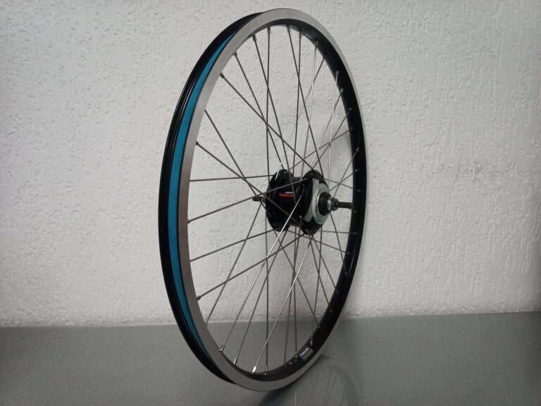 Achterwiel / 559X25C / Rigida - Ryde / Andra 40 / Zwart / Shimano / Nexus Inter 8 SG-C6001-8R / 8S / 131 MM / Rollerbrake of Velgrem / Cargo