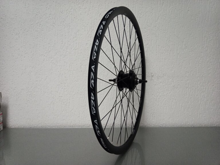 Rear wheel / 622X19C / Rigida - Ryde / Dutch 19 / Black / Shimano / Nexus Inter 7 SG-C3001-7D /  / 135 MM / Disc (Centerlock) / City