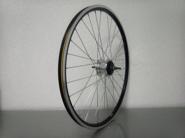 Achterwiel / 622X19C / Rigida - Ryde / Andra 10 / Zwart / Shimano / Nexus Inter 7 SG-C3001-7R / 7S / 127 MM / Rollerbrake of Velgrem / E-Bike