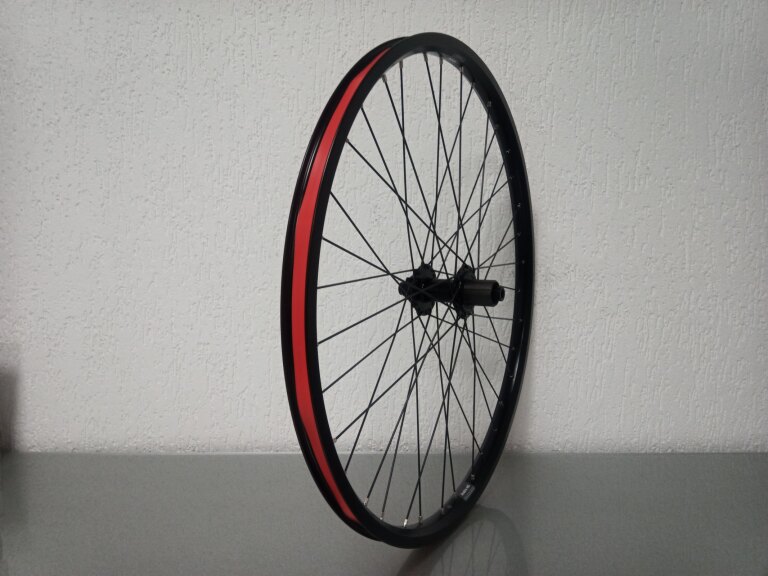 Rear wheel / 622X25C / Rigida - Ryde / Andra 40 / Black / BQ / BQ-RH30010 / HG Body 35 MM / 148 MM / Disc (6 bolts) / E-Bike