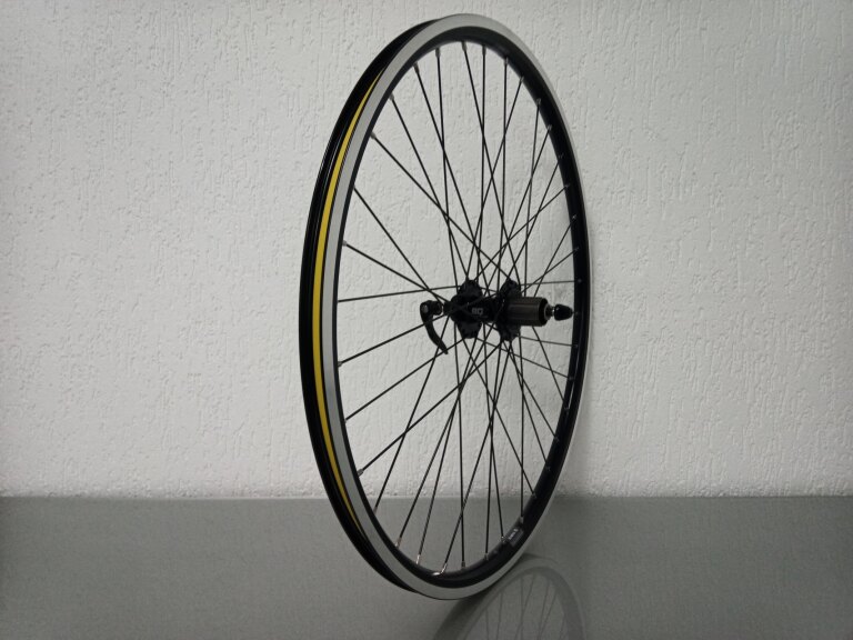 Roue arrière / 622X19C / Rigida - Ryde / Andra 10 / Noir / BQ / BQ-RH30007 / HG Body 35 MM / 135 MM / Frein sur jante ou disque (Centerlock) / E-Bike