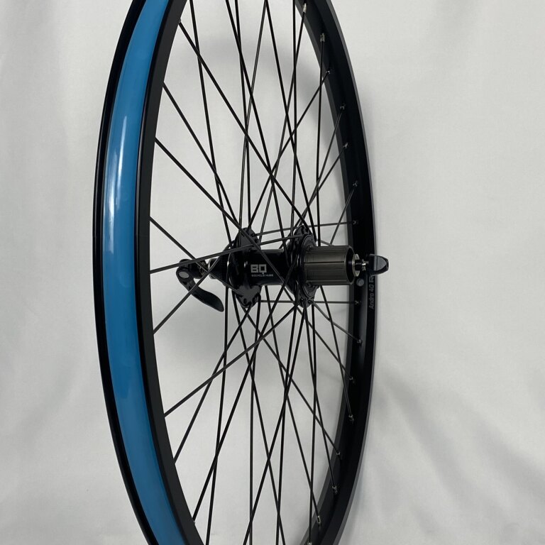 Rear wheel / 559X25C / Rigida - Ryde / Andra 40 / Black / BQ / BQ-RH30007 / HG Body 35 MM / 135 MM / Disc (Centerlock) / Cargo