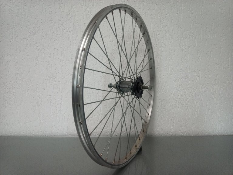 Roue arrière / 507X20C / Beretta / Parallex / Argent / Shimano / CB-E110 / 1S / 116 MM / Frein à rétropédalage / Enfants