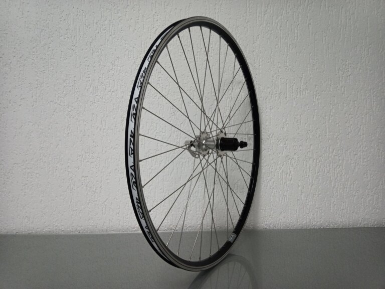 Roue arrière / 622X19C / Rigida - Ryde / ZAC Pro / Noir / Shimano / FH-C501 Nexave / HG Body 35 MM / 135 MM / Frein sur jante ou disque (6 boulons) / Tour