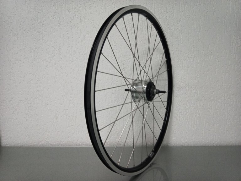 Achterwiel / 622X19C / Rigida - Ryde / Andra 10 / Zwart / Shimano / Nexus Inter 7 SG-C3001-7R / 7S / 127 MM / Rollerbrake of Velgrem / E-Bike