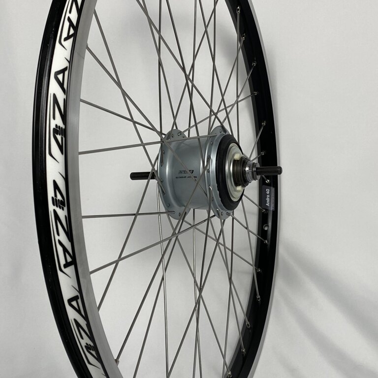 Rear wheel / 559X25C / Rigida - Ryde / Andra 40 / Black / Shimano / Nexus Inter 8 SG-C6000-8R / 8S / 135 MM / Roller brake or Rim brake / Cargo