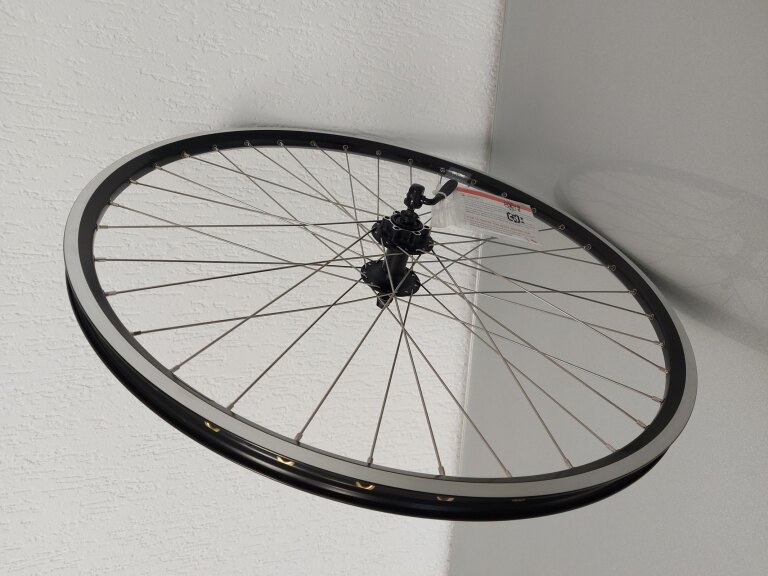 Roue avant / 622X21C / Rigida - Ryde / ZAC 421 / Noir / Shimano Deore / 100 MM / 6 Bolts QR