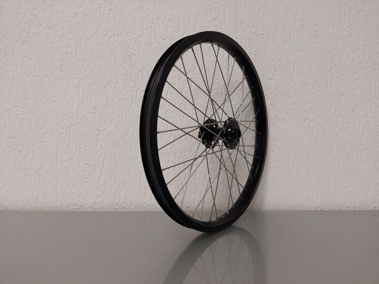 Roue avant / 406X25C / Rigida - Ryde / Andra 40 / Noir / BQ / BQ-FH30504 / / 100 MM / Disque (6 boulons) / Cargo