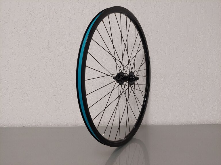 Roue avant / 622X19C / Rigida - Ryde / Andra 10 / Noir / BQ / BQ-FH30519 / / 100 MM / Disque (6 boulons) / E-Bike