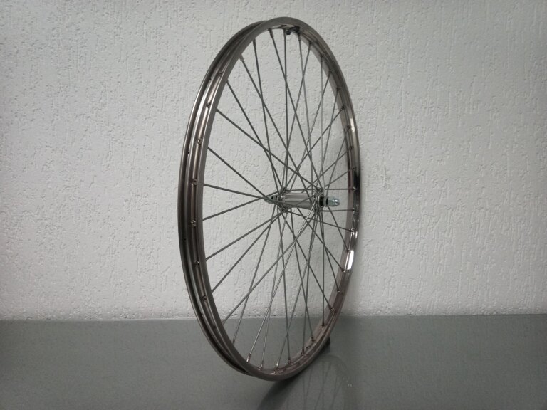 Roue avant / 559X22C / Van Schothorst / Acier inoxydable ST32 / Argent / Union / Autres / / 100 MM / Frein à rétropédalage / City