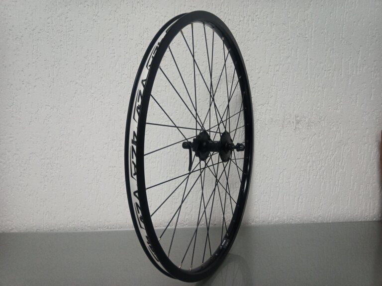 Vorderrad / 559X19C / Rigida - Ryde / Andra 30 / Schwarz / Shimano / HB-M475 Deore /  / 100 MM / Disc (6 Schrauben) / MTB - Tour