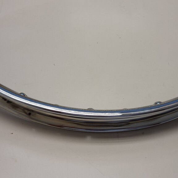 Moped rim / 19 Inch (1.5X19 / 38X484) / 36GTS / Italcerchio / UNI / Chromed / 