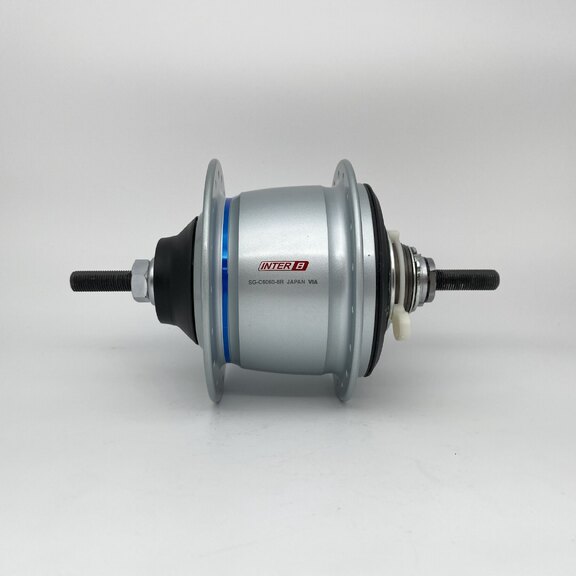 Rear Hub / 131MM / Solid Axle 180MM / Roller Brake or Rim Brake / 36GTS / Shimano / Nexus Inter 8 SG-C6060-8R / 8S DI2 / Silver / E-Bike 