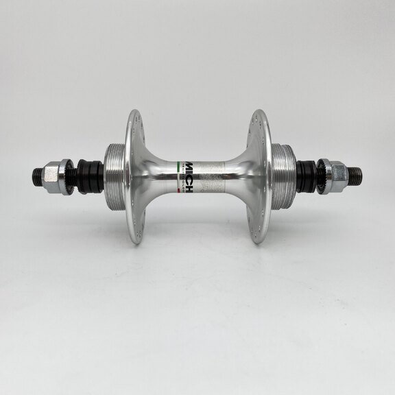 Rear hub / 130 - 120 MM / Fixed axle 163 MM / Rim brake / 32GTS / Miche / Primato Flip-Flop / 1S / Silver (Polished) / Fixy - Singlespeed 