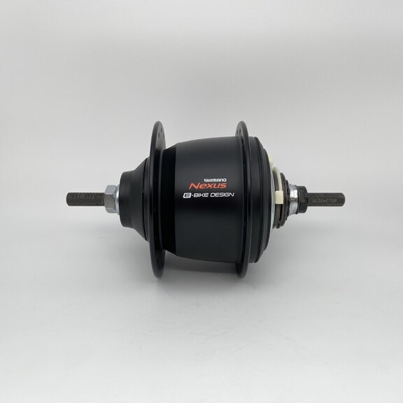 Rear hub / 135 MM / Fixed axle 203 MM / Rollerbrake + rimbrake / 32GTS / Shimano / Nexus Inter 5 SG-C7000-5R / black / City 