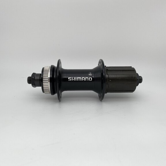 Rear hub / 135 MM / Drop axle / Disc (Centerlock) / 32GTS / Shimano / FH-RM35 Alivio / HG Body 35 MM / Black / MTB - Tour 