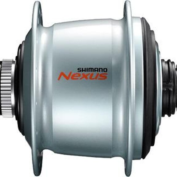 Achternaaf / 135 MM / Vaste as 187 MM / Disc (Centerlock) / 36GTS / Shimano / Nexus Inter 8 SG-C6001-8D / 8S / Zilver / City 