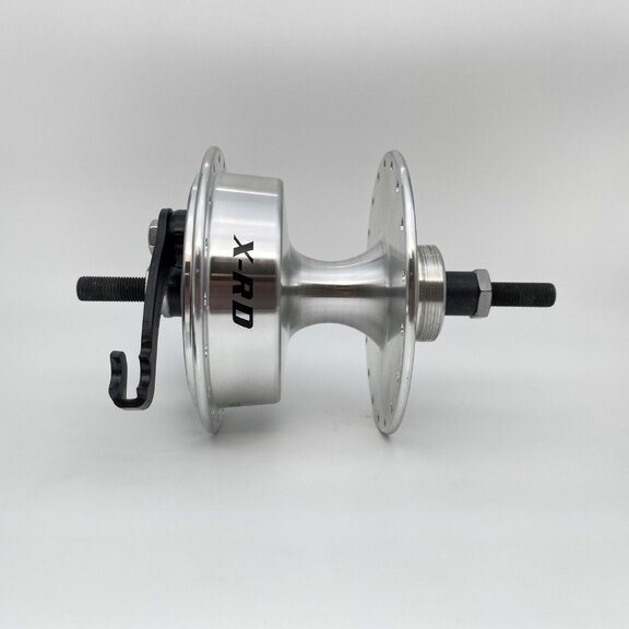 Rear hub / 119 MM / Solid axle 166 MM / Drum brake 70 MM / 36GTS / Sturmey Archer / X-RD / 1S / Silver / City 