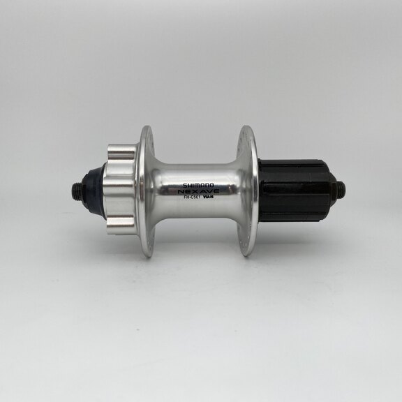 Rear hub / 135 MM / Drop axle / Disc (6 bolts) / 36GTS / Shimano / FH-C501 Nexave / HG Body 35 MM / Silver / MTB - Tour 