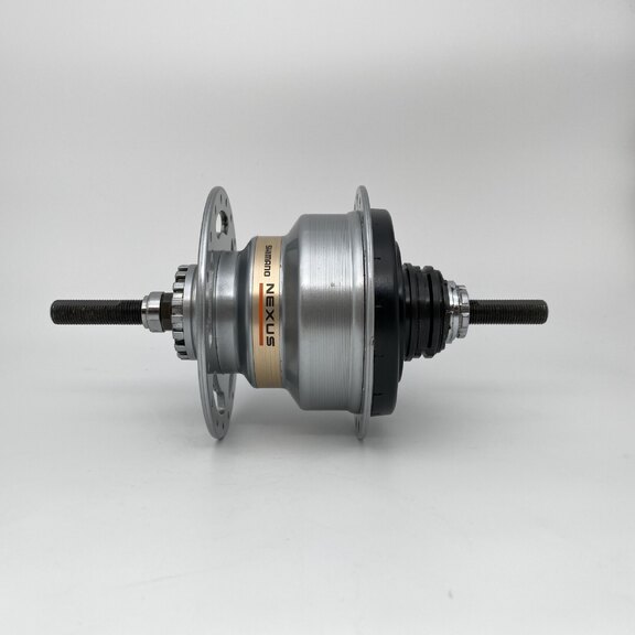 Rear hub / 127 MM / Fixed axle 180 MM / Rollerbrake or Rim brake / 36GTS / Shimano / Nexus Inter 4 SG-4RS / 4S / Silver / City 