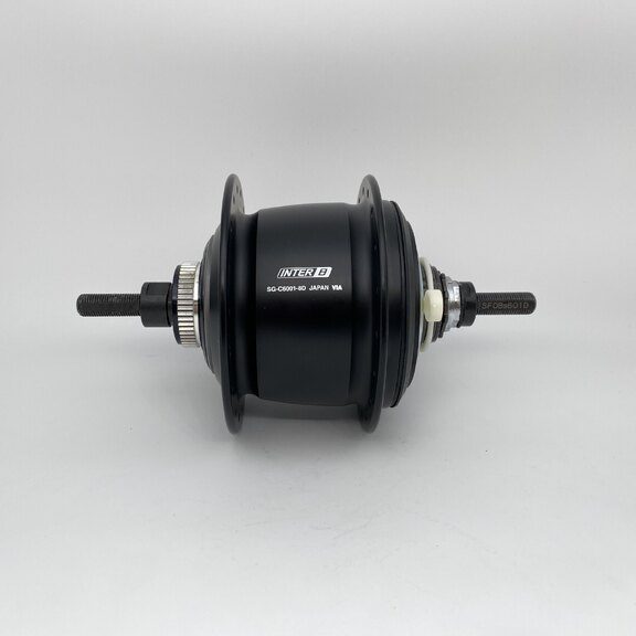 Rear hub / 135 MM / Fixed axle 187 MM / Disc (Centerlock) / 36GTS / Shimano / Nexus Inter 8 SG-C6001-8D / 8S / Black / City 