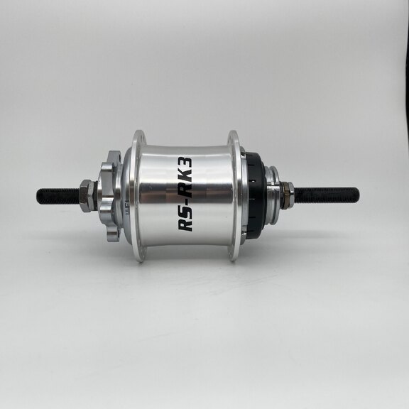 Rear hub / 135 MM / Fixed axle 185 MM / Disc (6 bolts) / 36GTS / Sturmey Archer / RS-RK3 / 3S / Silver / City 