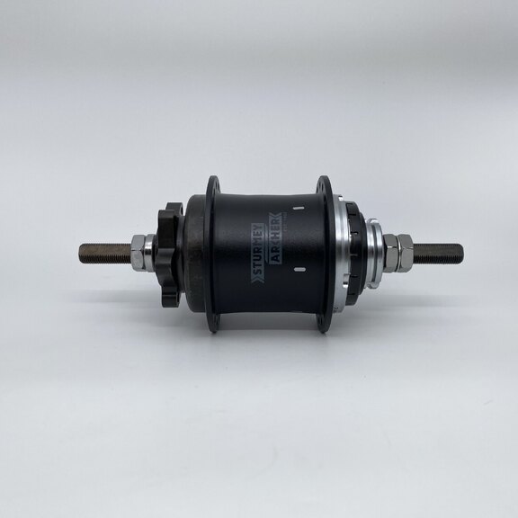 Rear hub / 135 MM / Fixed axle 185 MM / Disc (6 bolts) / 36GTS / Sturmey Archer / A2K / 2S Automatic / Black / City 