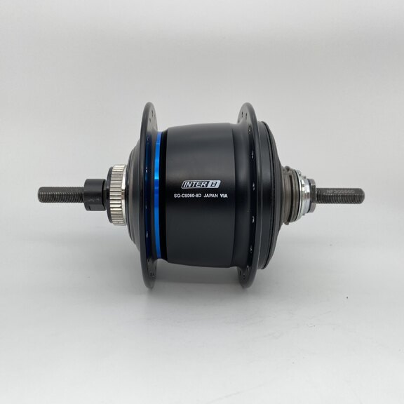 Moyeu arrière / 135 MM / Axe plein 187 MM / Disque (Centerlock) / 36GTS / Shimano / Nexus Inter 8 SG-C6060-8D / Corps HG 36,85 MM / Noir / E-Bike 