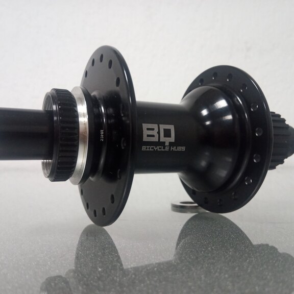 Rear hub / 148 MM / Thru axle Ø 12 MM / Disc (Centerlock) / 36GTS / BQ / BQ-RH30008 / Micro Spline / Black / E-Bike 