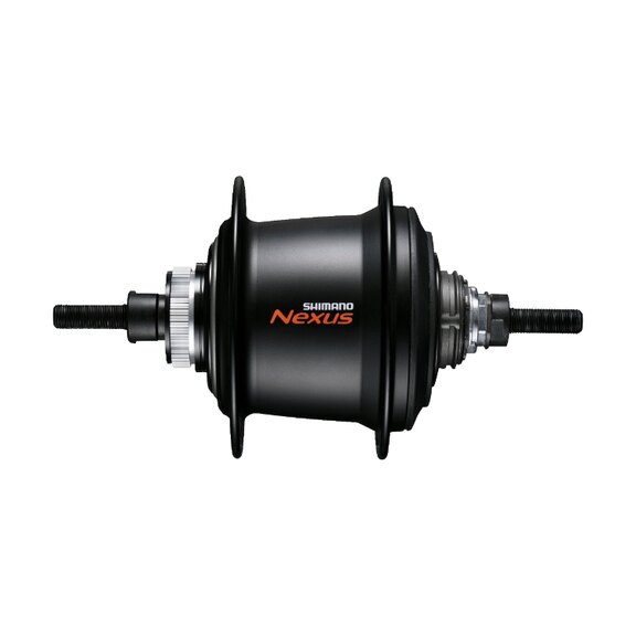 Rear hub / 135 MM / Fixed axle 187 MM / Disc (Centerlock) / 36GTS / Shimano / Nexus Inter 7 SG-C3001-7D / 7S / Black / City 