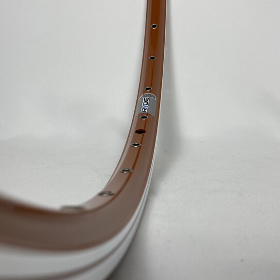 Rim / 622X19C / 36GTS / Double-walled / Single eyelets / Rigida - Ryde / ZAC Pro / Brown / Brake surface 