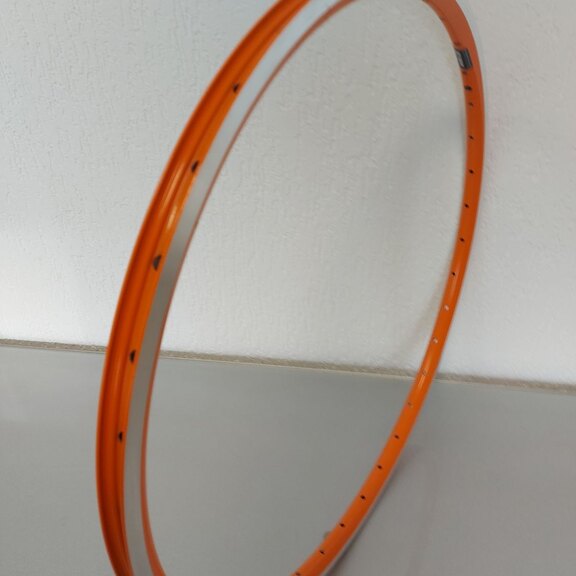 Rim / 622X19C / 36GTS / Double-walled / No eyelets / Rigida - Ryde / Andra 20 / Orange / Brake surface 