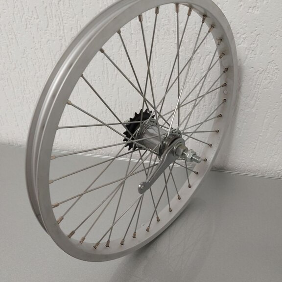 Roue arrière / 406x25C / Ryde AS36 / Argent / Shimano / CB-E110 / 1S / 116 MM / Frein à rétropédalage 