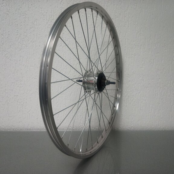 Rear wheel / 590X25C / Rigida - Ryde / HL32 / Silver / Shimano / Nexus Inter 7 SG-C3001-7R / 7S / 130 MM / Rollerbrake / City 