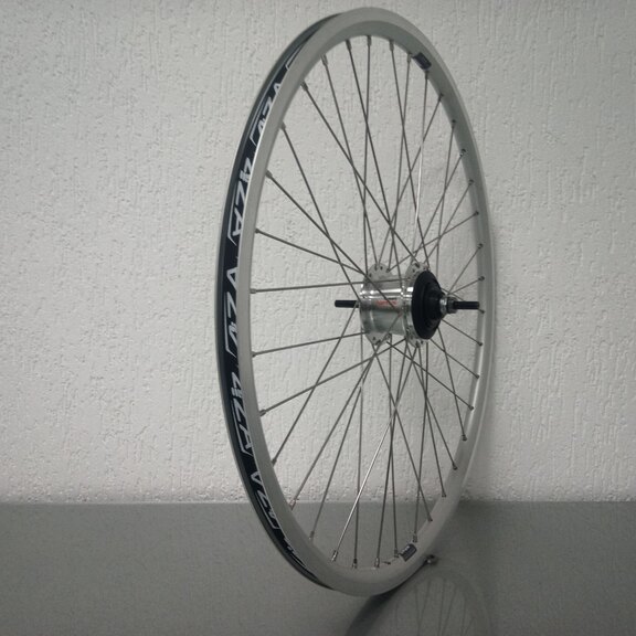 Rear wheel / 622X19C / Rigida - Ryde / X-Plorer / Silver / Shimano / Nexus Inter 7 SG-C3001-7R / 7S / 127 MM / Rollerbrake or Rim brake / City 