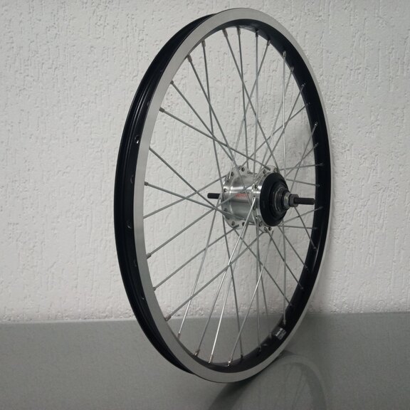 Roue arrière / 507X25C / Rigida - Ryde / Andra 40 / Noir / Shimano / Nexus Inter 7 SG-C3001-7R / 7S / 127 MM / Frein à rouleaux ou Frein sur jante / Cargo 