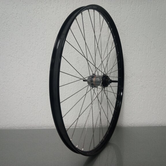 Hinterrad / 635X25C / Rigida - Ryde / V38 / Schwarz / Shimano / Nexus Inter 3 SG-3C41 / 3S / 120 - 130 MM / Rücktrittbremse / City 