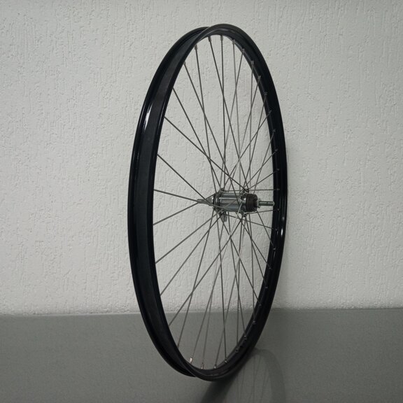 Achterwiel / 635X25C / Rigida - Ryde / V38 / Zwart / Shimano / CB-E110 / 1S / 116 MM / Terugtraprem / City 