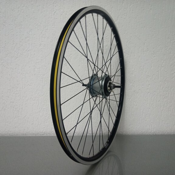 Roue arrière / 622X19C / Rigida - Ryde / Andra 10 / Noir / Shimano / Nexus Inter 8 SG-C6060-8R / 8S DI2 / 131 MM / Frein à rouleaux ou Frein sur jante / E-Bike 